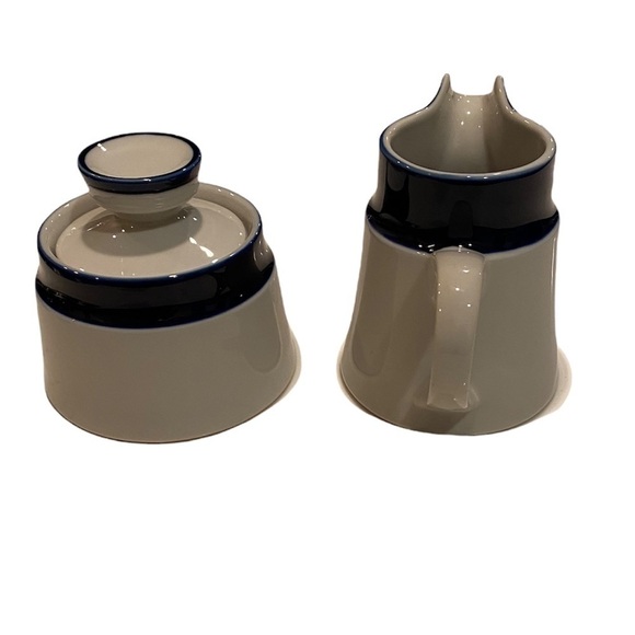 💙Vintage Noritake Primastone Genuine Stoneware Cream and Sugar Set - Picture 5 of 8